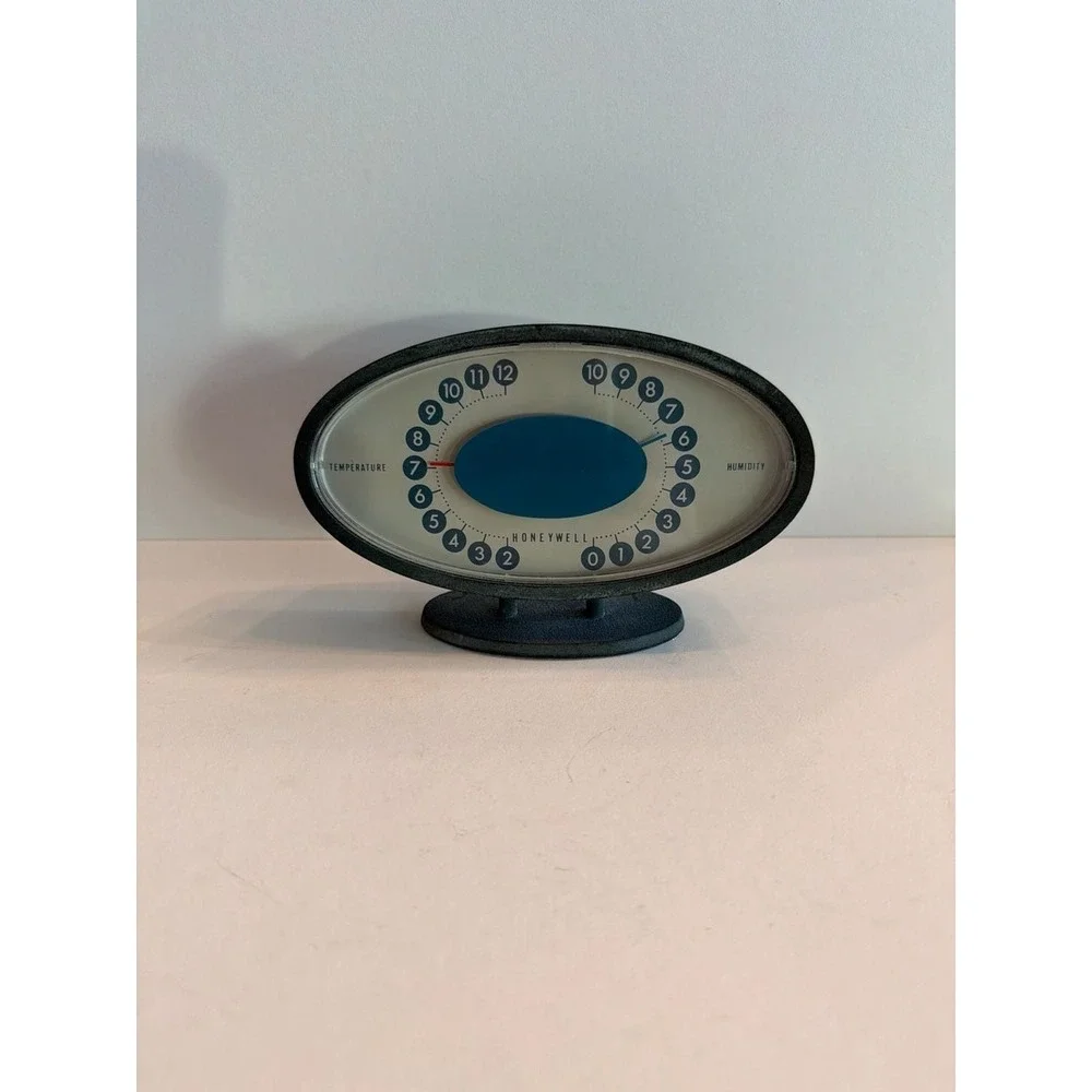 Vintage Honeywell Climate Eye Desktop Temperature and Humidity Gauge